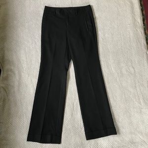 Banana Republic the martin fit black trousers sz 4